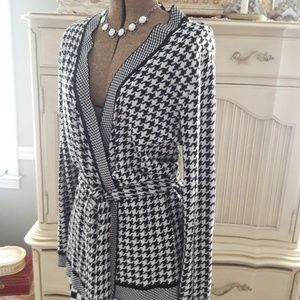 VTG “CHARTER CLUB" RAYON HOUNDSTOOTH! PM